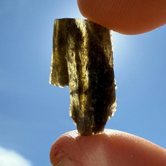 Darwin Glass Tektite: Tasmanian Impactite Talisman, 2.50 grams