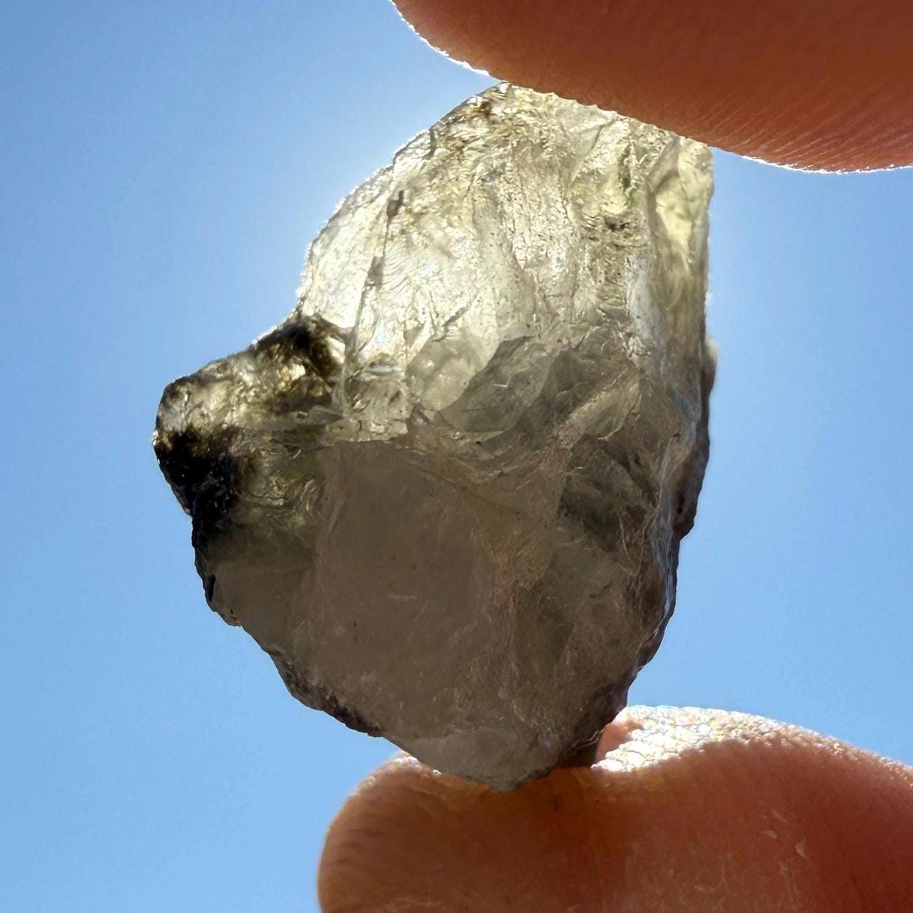 Rare Brazilian Phenacite Crystal: High-Vibration Metaphysical Gemstone, 3.92g/19.6ct