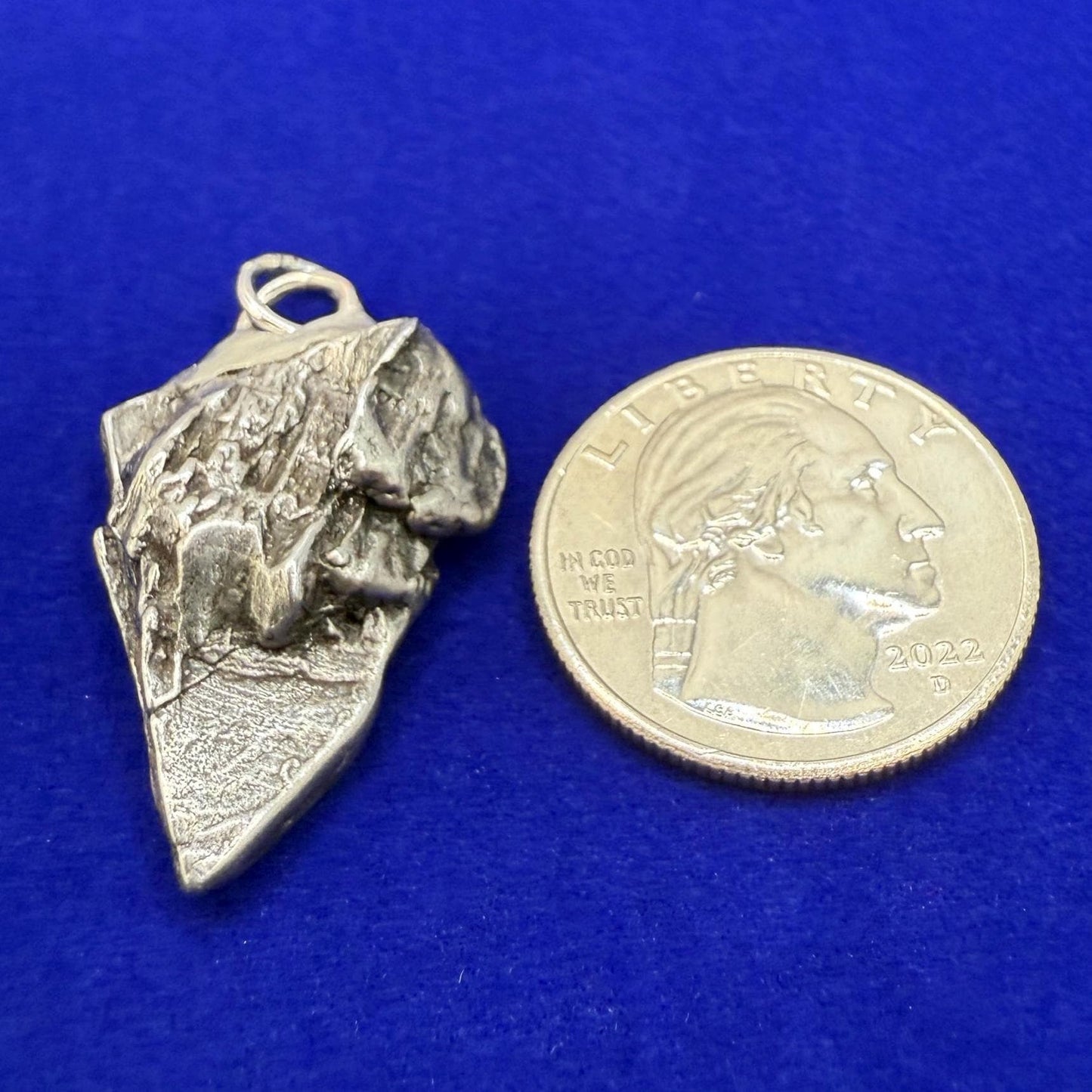 Aletai Meteorite Pendant: Authentic Space Jewelry, Cosmic Jewelry, 12.91g