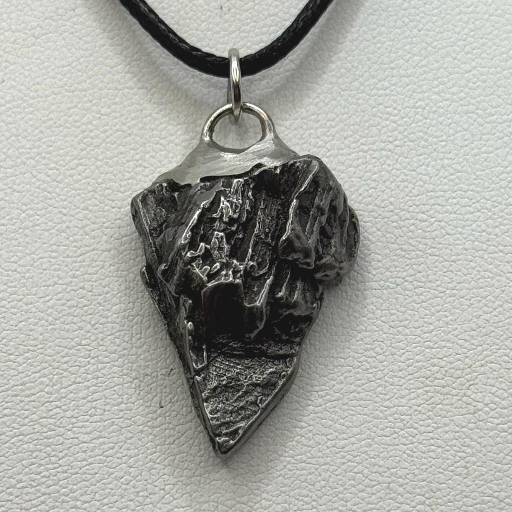 Aletai Meteorite Pendant: Authentic Space Jewelry, Cosmic Jewelry, 12.91g