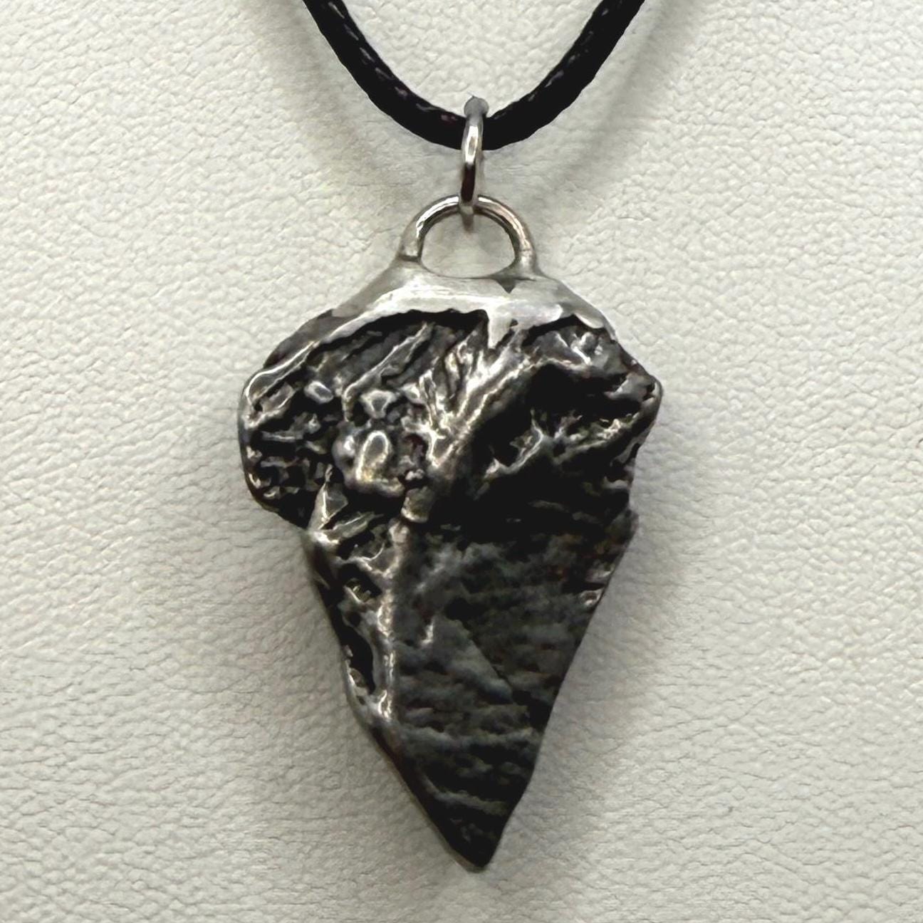 Aletai Meteorite Pendant: Authentic Space Jewelry, Cosmic Jewelry, 12.91g