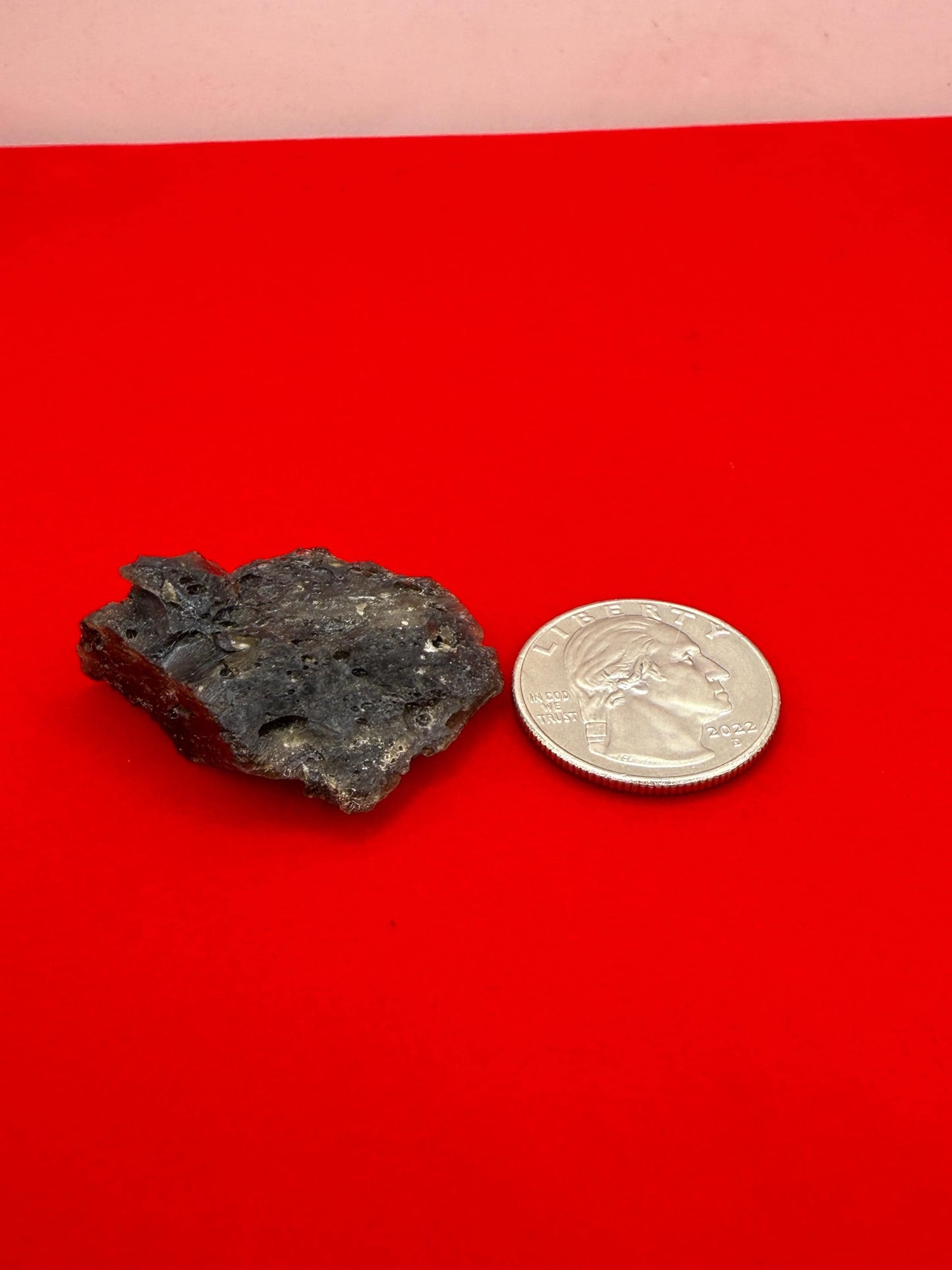 Darwin Glass Tektite: Tasmanian Impactite Talisman, 8.52g