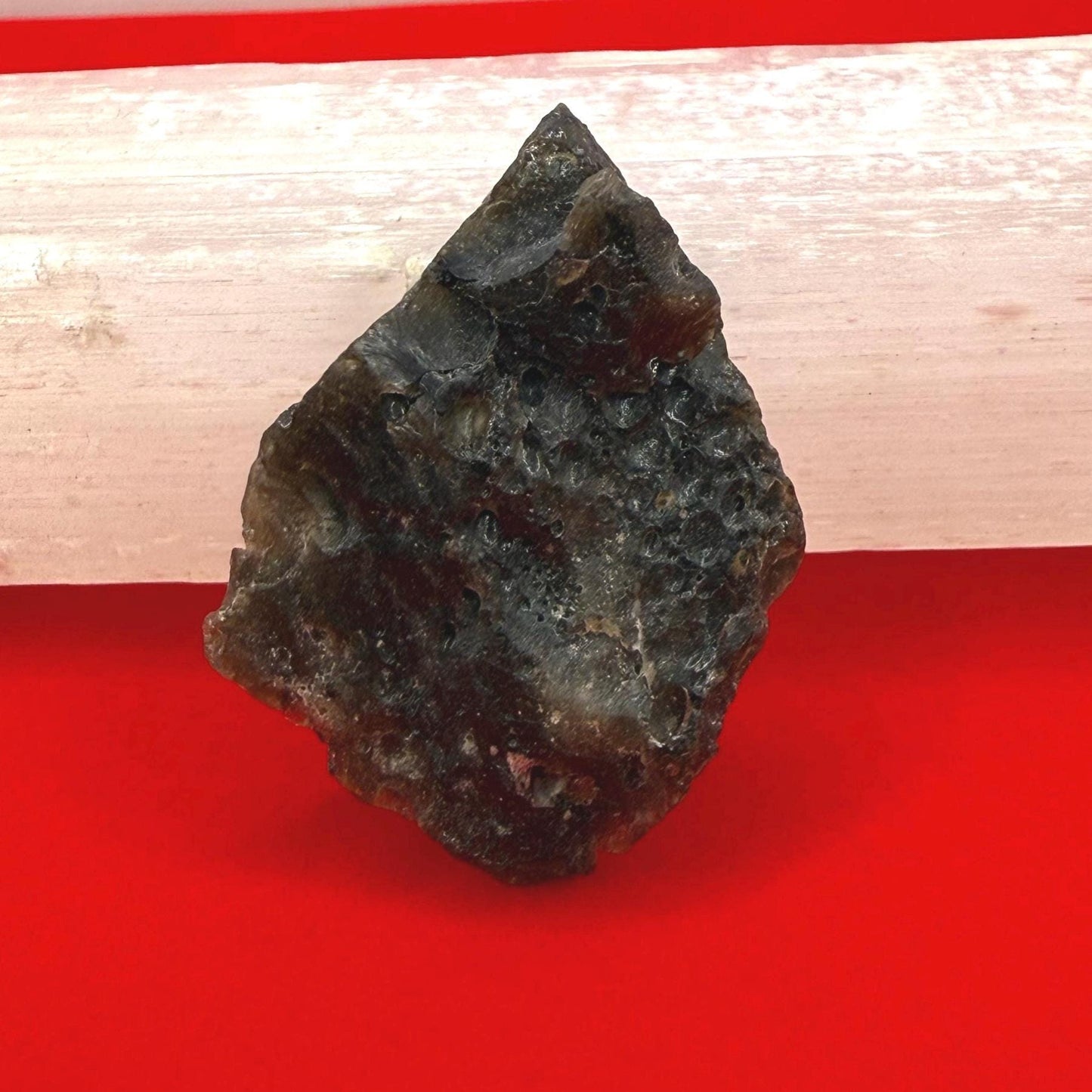 Darwin Glass Tektite: Tasmanian Impactite Talisman, 8.52g