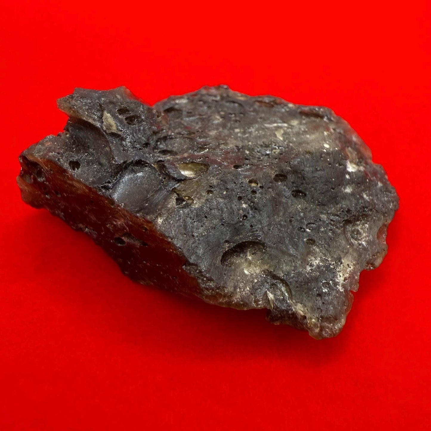 Darwin Glass Tektite: Tasmanian Impactite Talisman, 8.52g