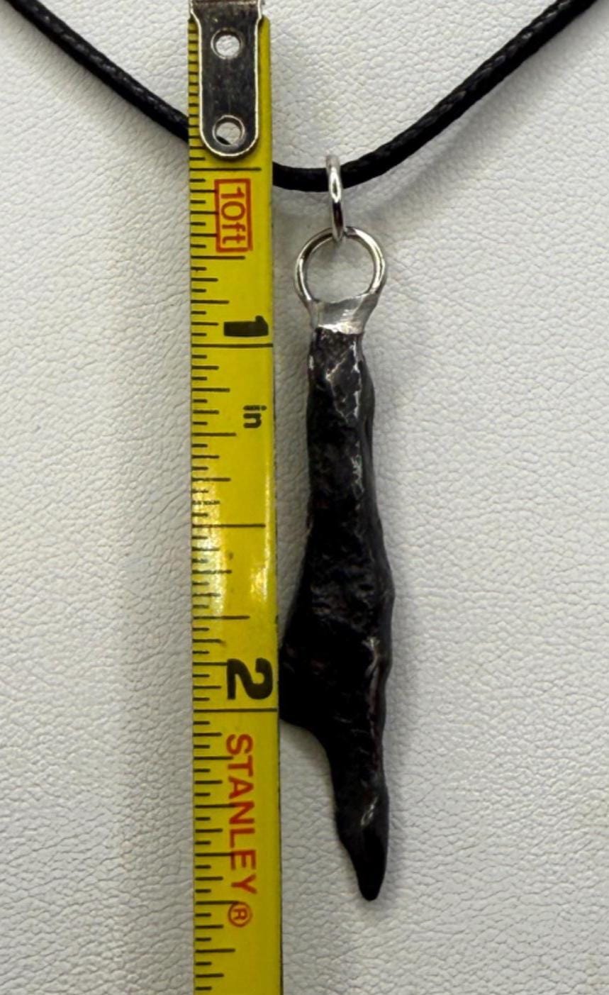 Agoudal Iron Meteorite Pendant: Handmade Astronomy Space Gift, Cosmic Pendant, 4.17 grams