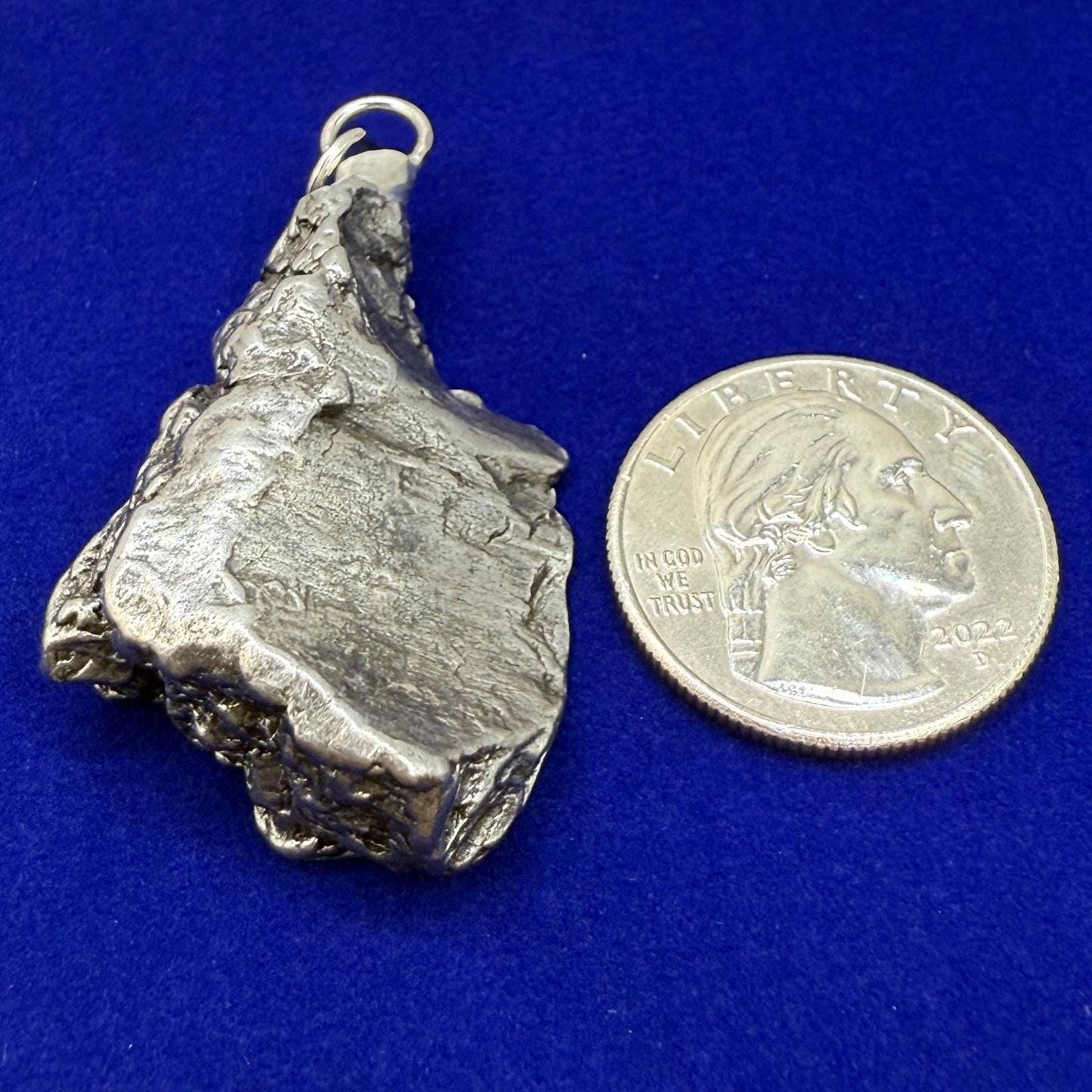 Aletai Meteorite Pendant: Authentic Space Jewelry, Cosmic Jewelry, 38.01