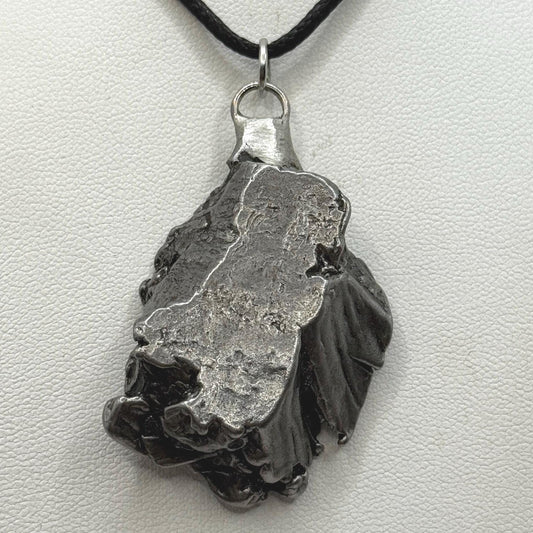 Aletai Meteorite Pendant: Authentic Space Jewelry, Cosmic Jewelry, 49.82g