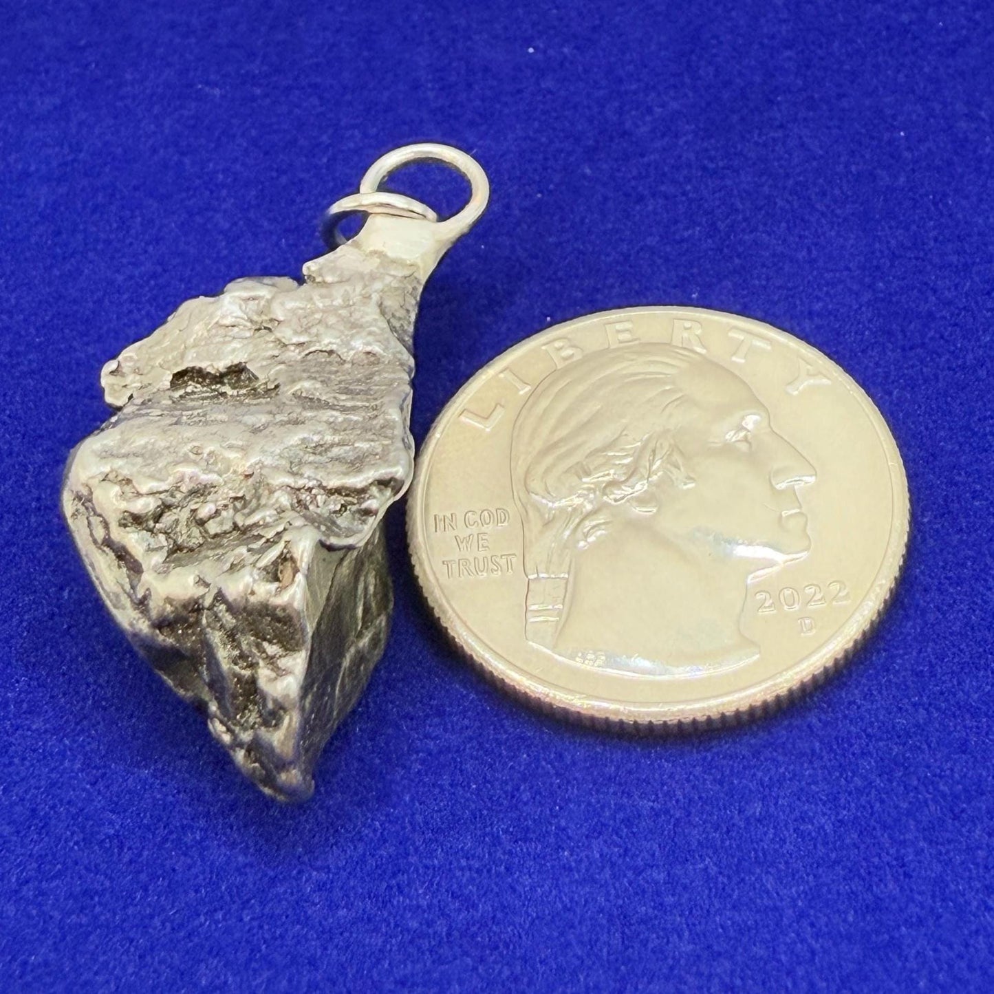 Aletai Meteorite Pendant: Authentic Space Jewelry, Cosmic Jewelry, 15.06g