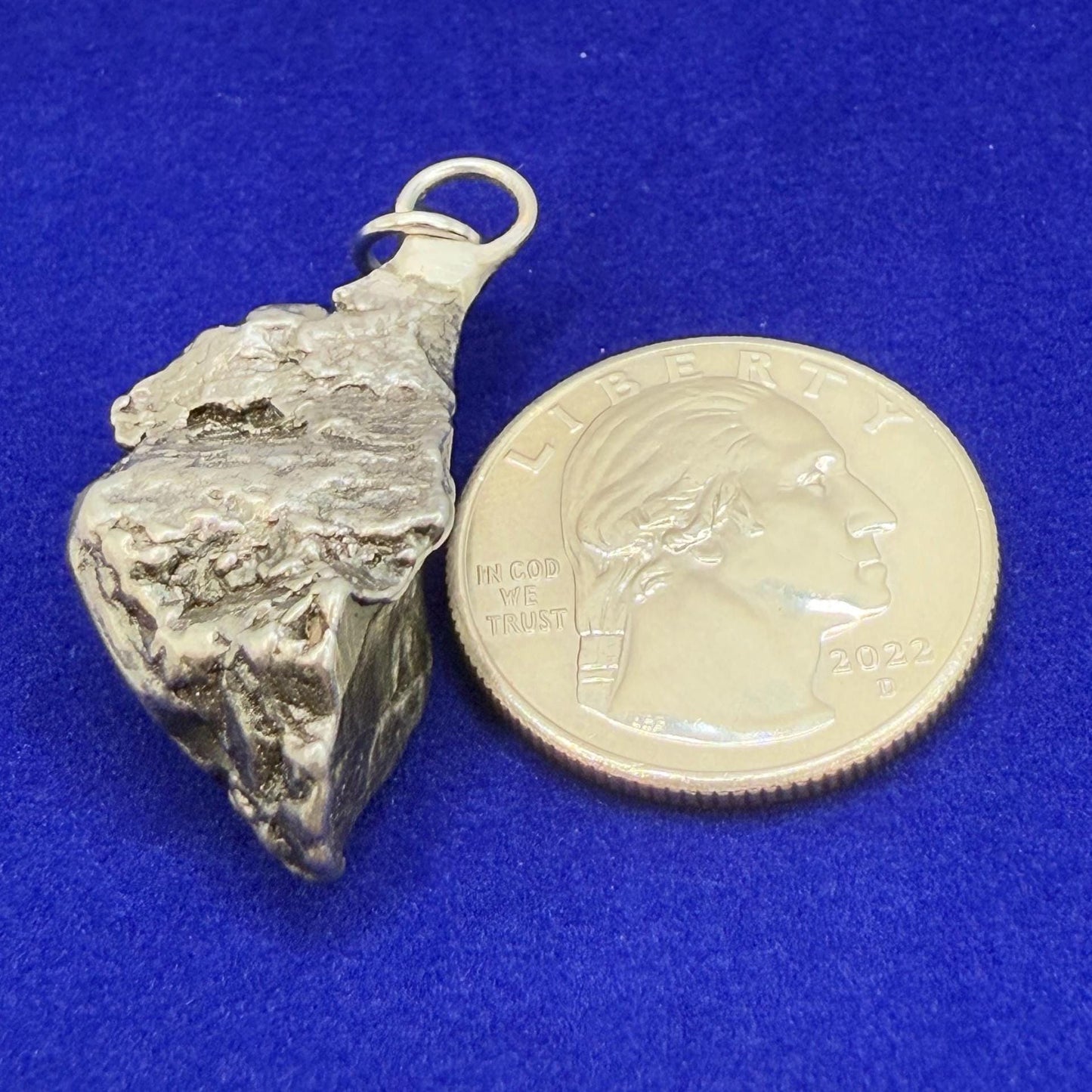 Aletai Meteorite Pendant: Authentic Space Jewelry, Cosmic Jewelry, 15.06g