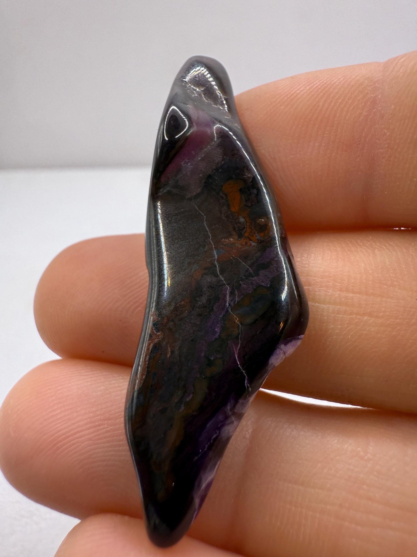 Polished Sugalite Specimen: Rare South African Reiki Stone, 6.25 grams