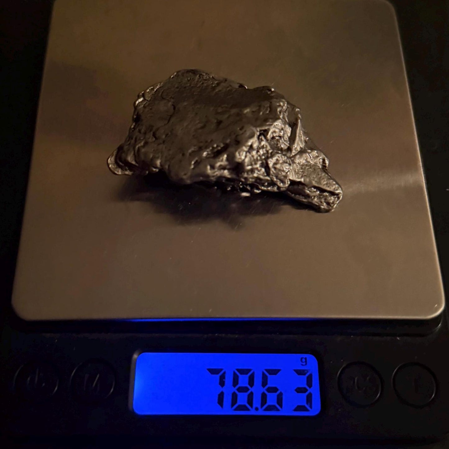 Campo del Cielo Iron Meteorite Specimen: Authentic Meteorite, Space Gift, 78.63 grams