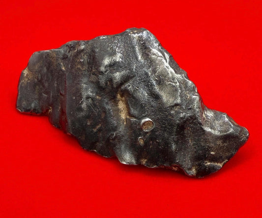 Gebel Kamil Iron Meteorite Specimen: Polished Ataxite from Egypt, 153.07 grams