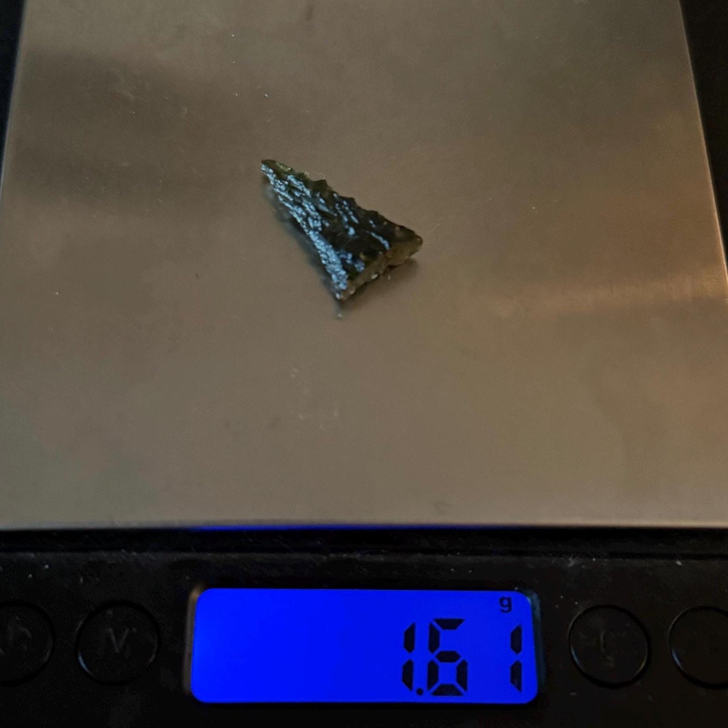 Authentic Moldavite Tektite Specimen: Czech Republic, Reiki Energy, 1.61g/8.05ct