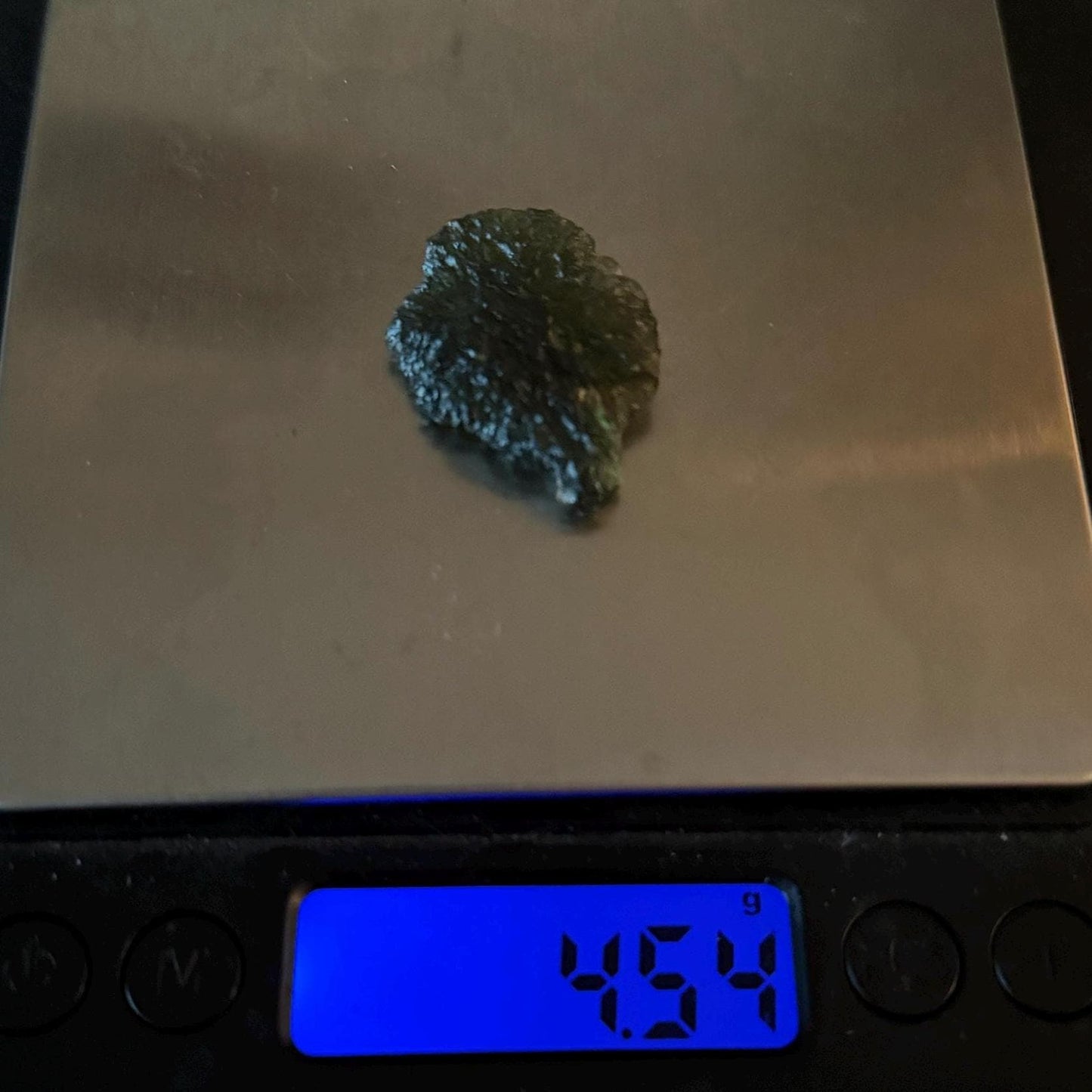 Authentic Moldavite Tektite Specimen: Czech Republic, Reiki Energy, 4.54g/22.7ct
