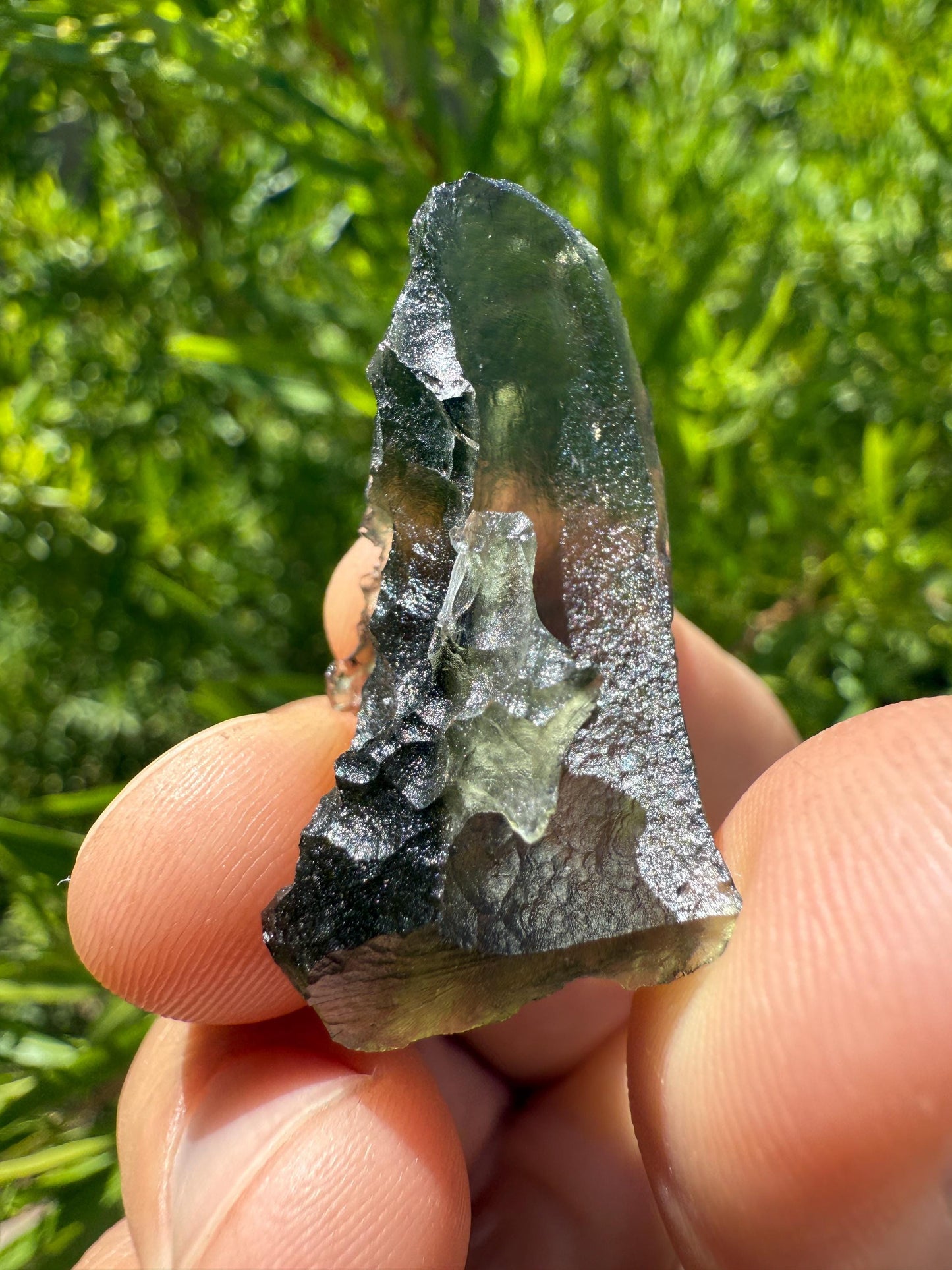 Authentic Moldavite Tektite Specimen: Czech Republic, Reiki Energy, 6.39g/31.95ct