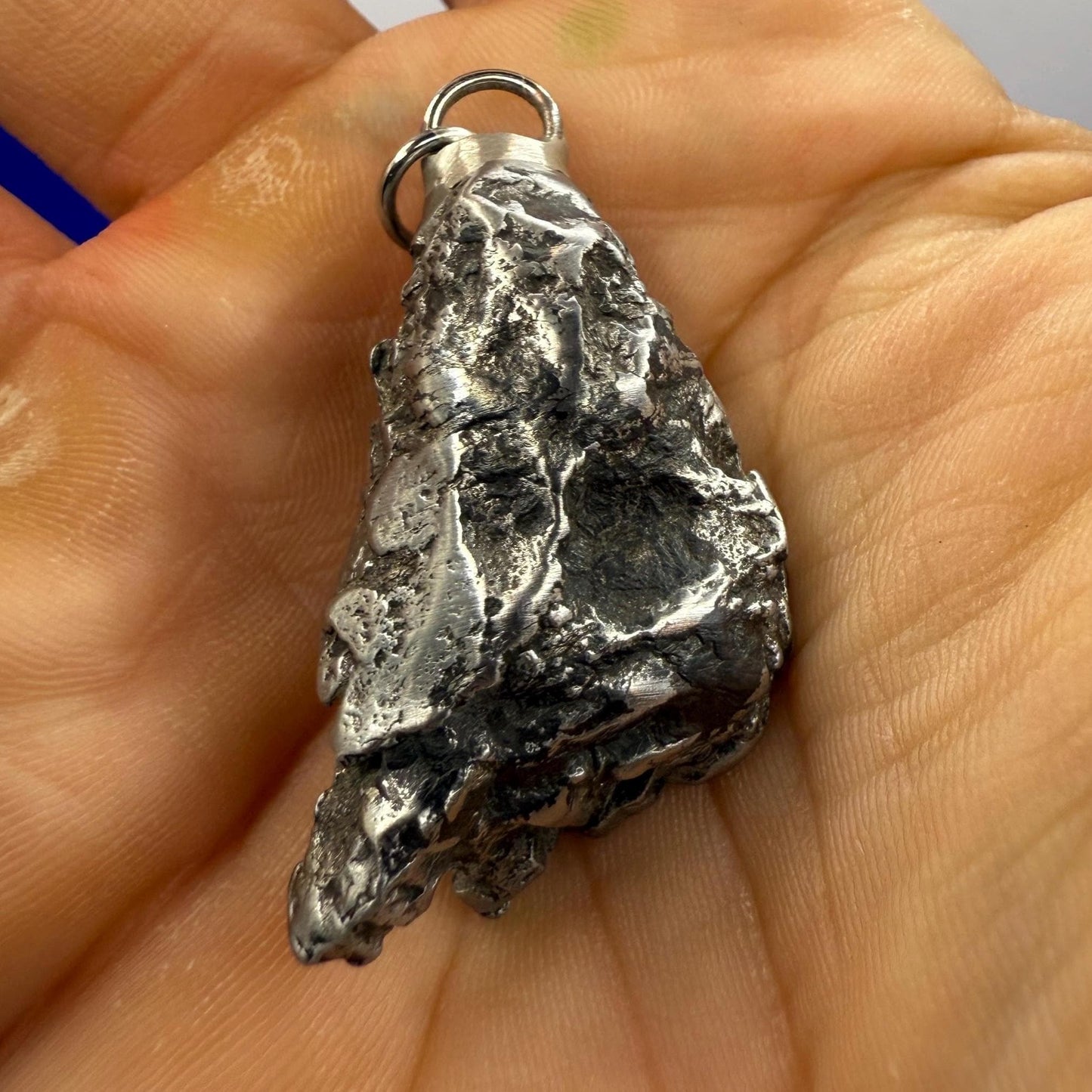 Uruaçu Meteorite Pendant: Uruacu, Rare Iron Space Gift, Brazil, 32.62 grams