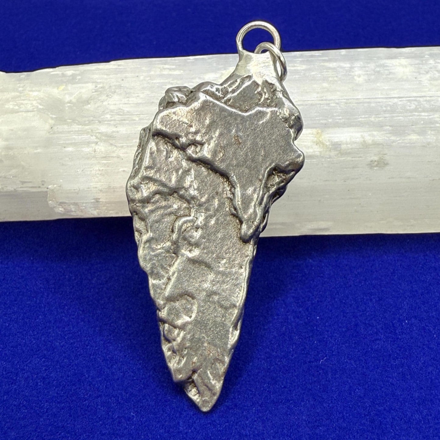 Campo del Cielo Meteorite Pendant: Authentic Iron Meteorite Jewelry, Space Gift, 28.20 grams