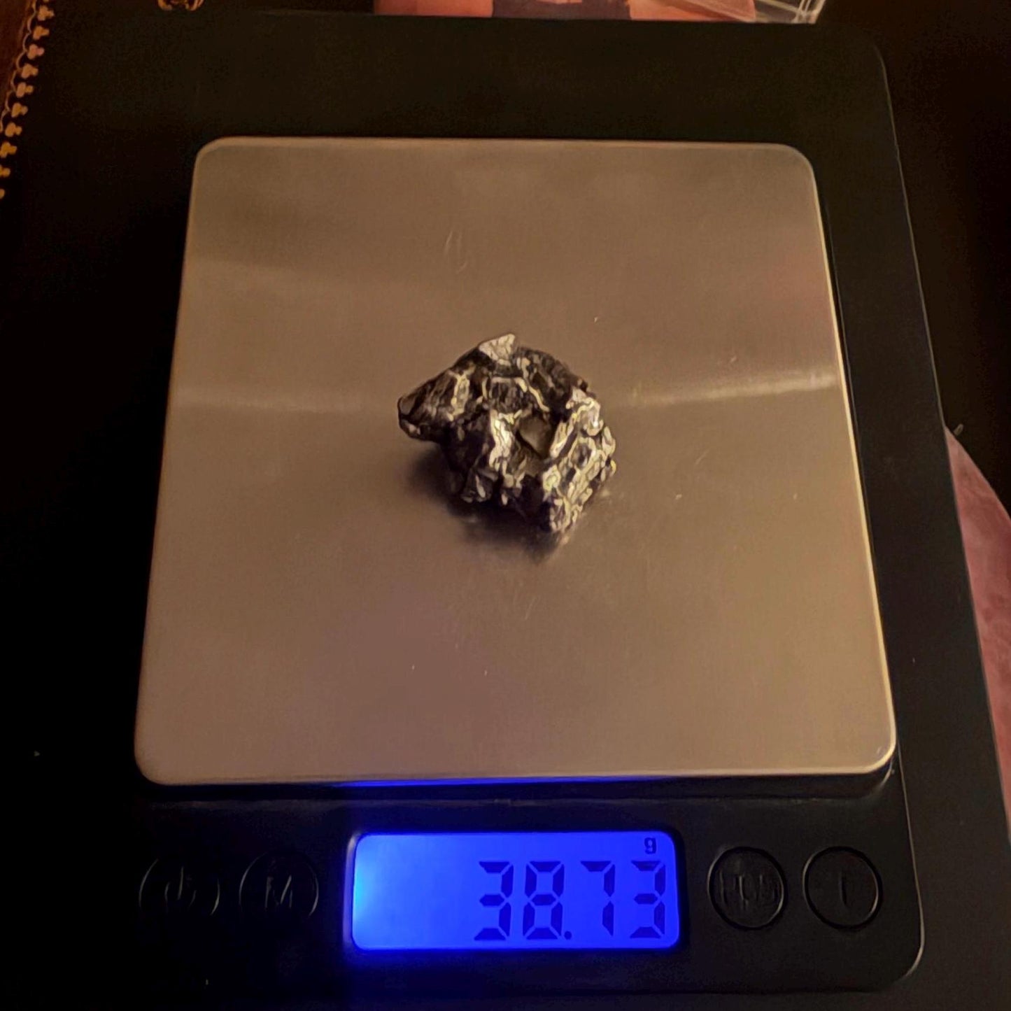 Uruacu Iron Meteorite Specimen: Space Gift, Authentic Meteorite, Brazil, 38.73 Grams