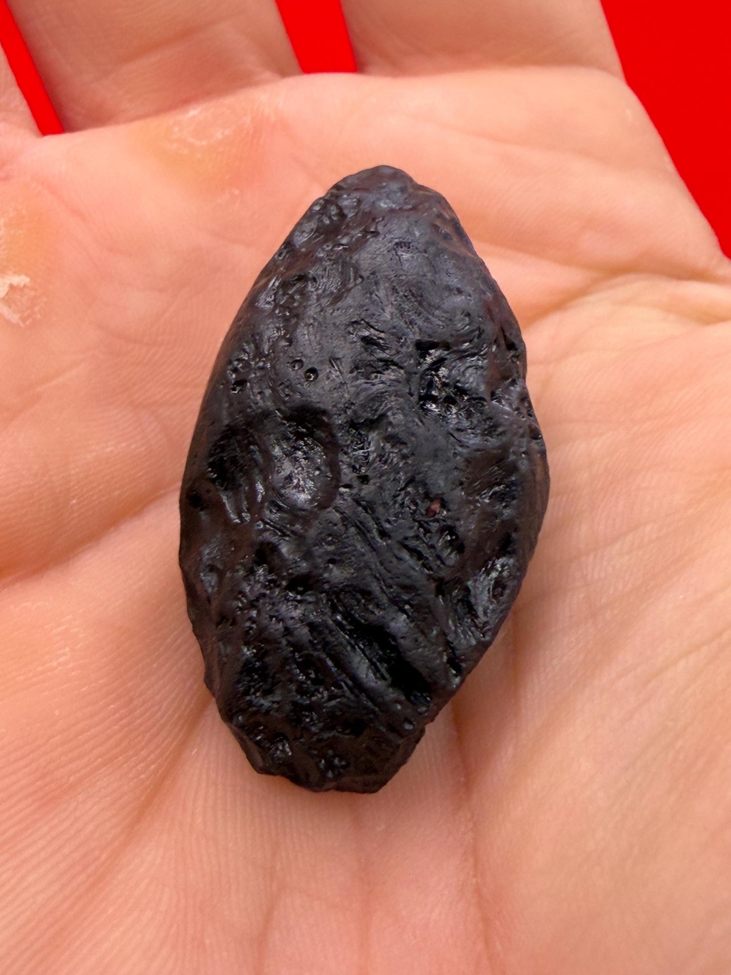 Indonesian Tektite: Indochinite Impactite, Energy Work Stone, 15.48 grams