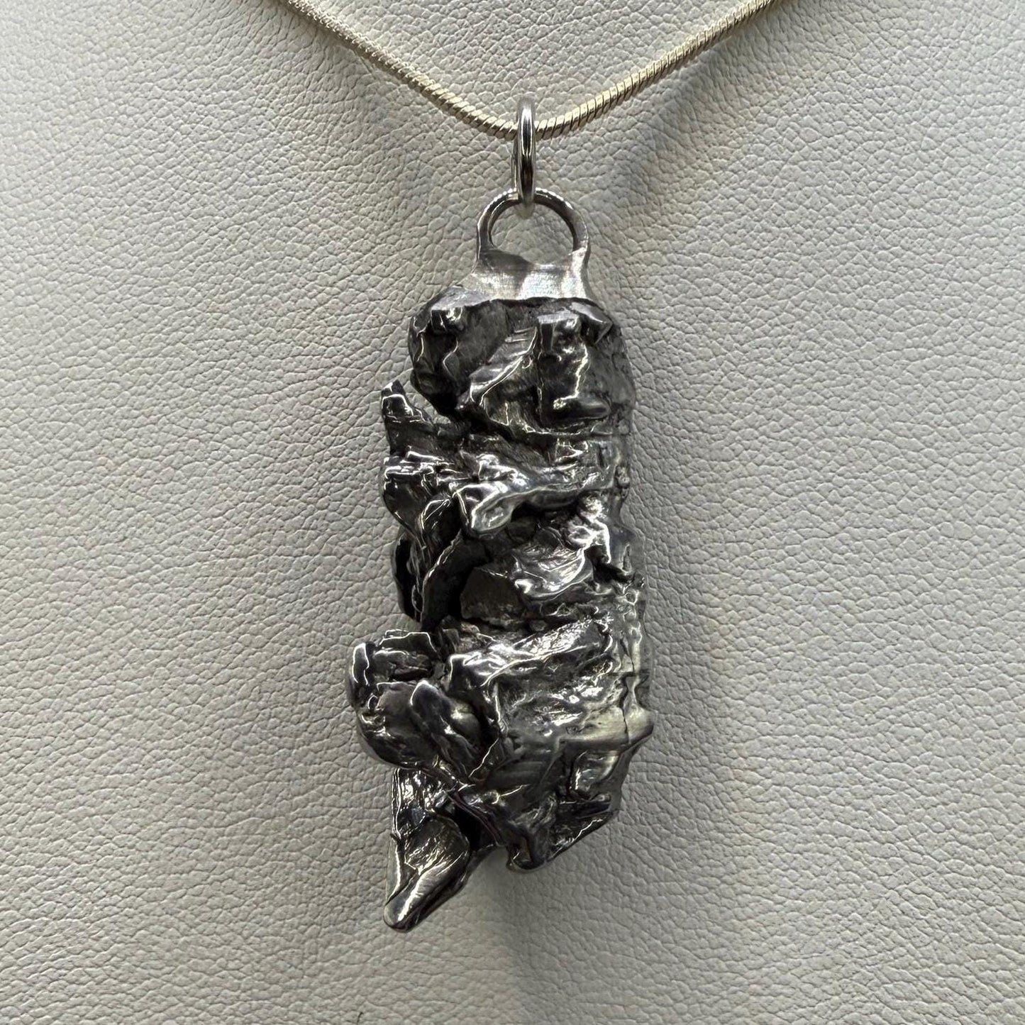 Aletai Meteorite Pendant: Space Jewelry, Astronomy Gift. 14.87 grams