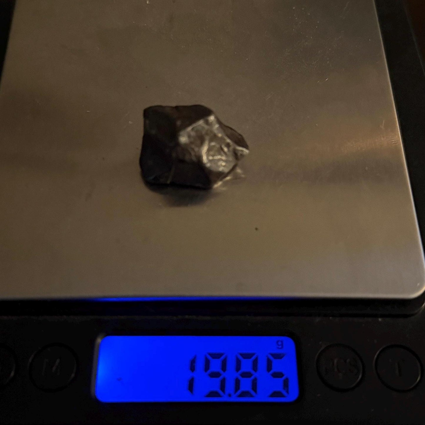 Rare Agoudal Iron Meteorite Specimen: Astronomy Space Gift, 19.85 grams