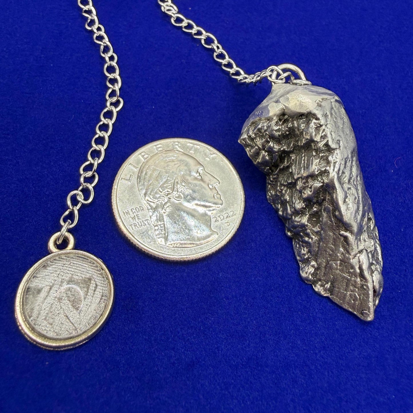 Aletai Meteorite Pendulum: Authentic Iron Meteorite, Divination Tool, 47.36 grams