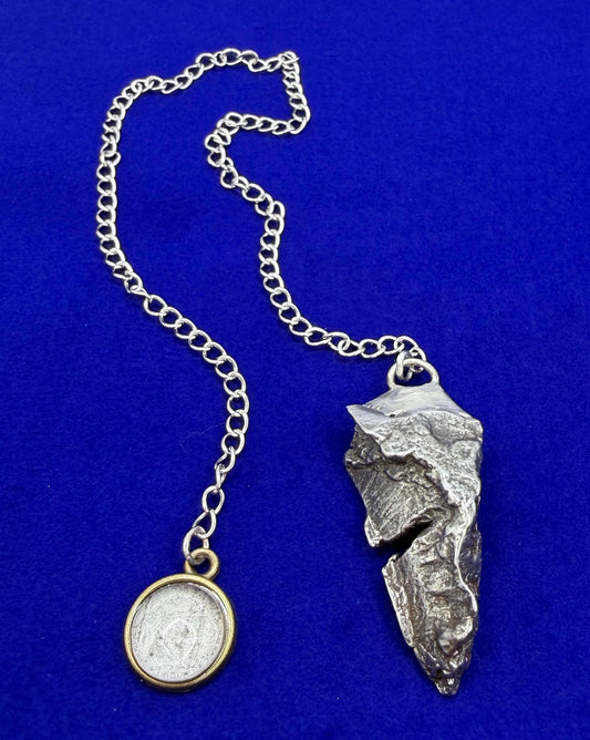Aletai Meteorite Pendulum: Authentic Iron Meteorite, Divination Tool, 24.08 grams