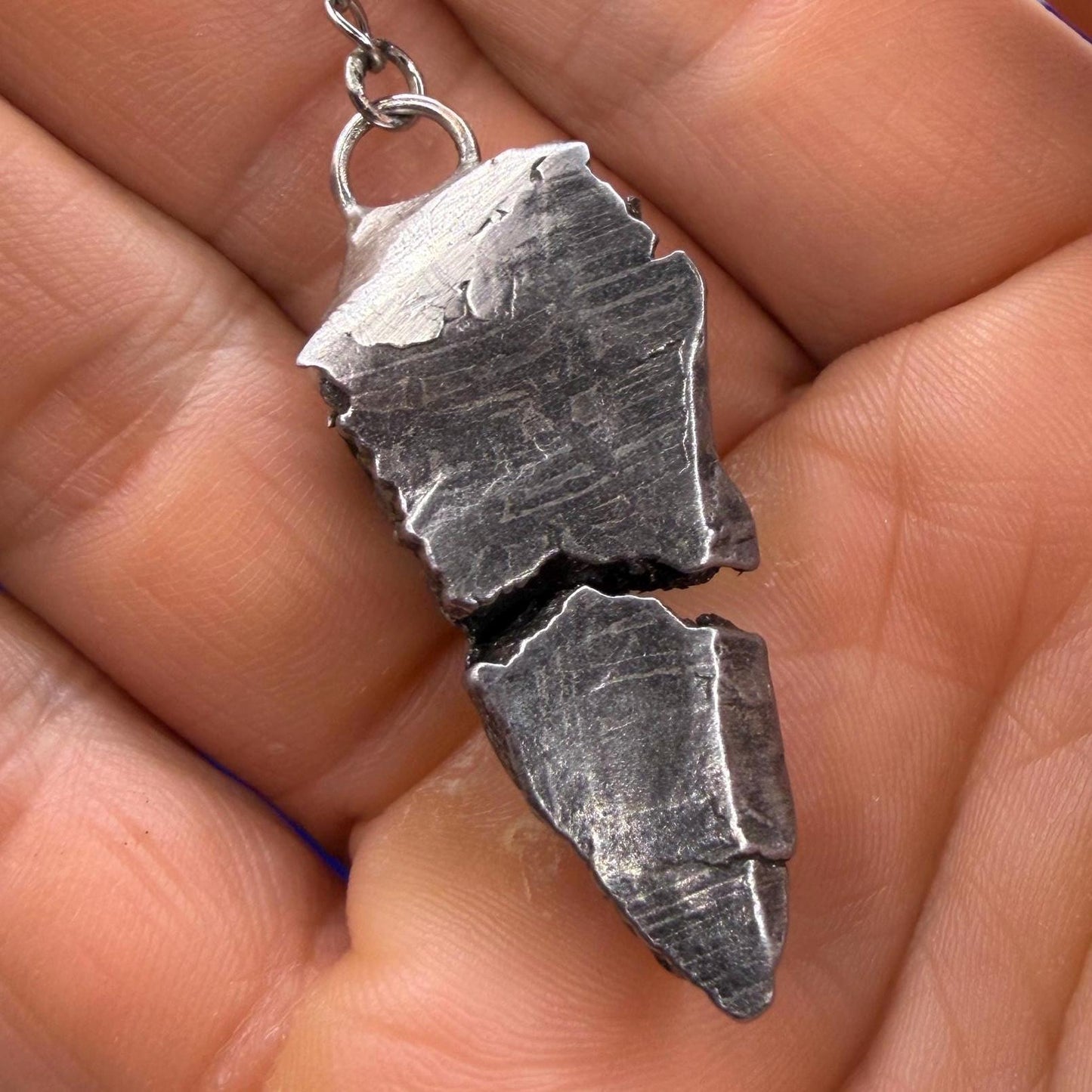 Aletai Meteorite Pendulum: Authentic Iron Meteorite, Divination Tool, 24.08 grams