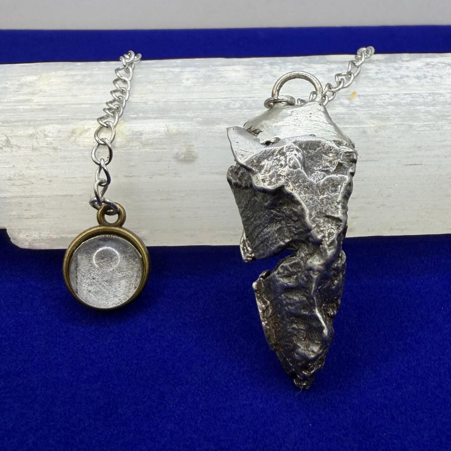 Aletai Meteorite Pendulum: Authentic Iron Meteorite, Divination Tool, 24.08 grams