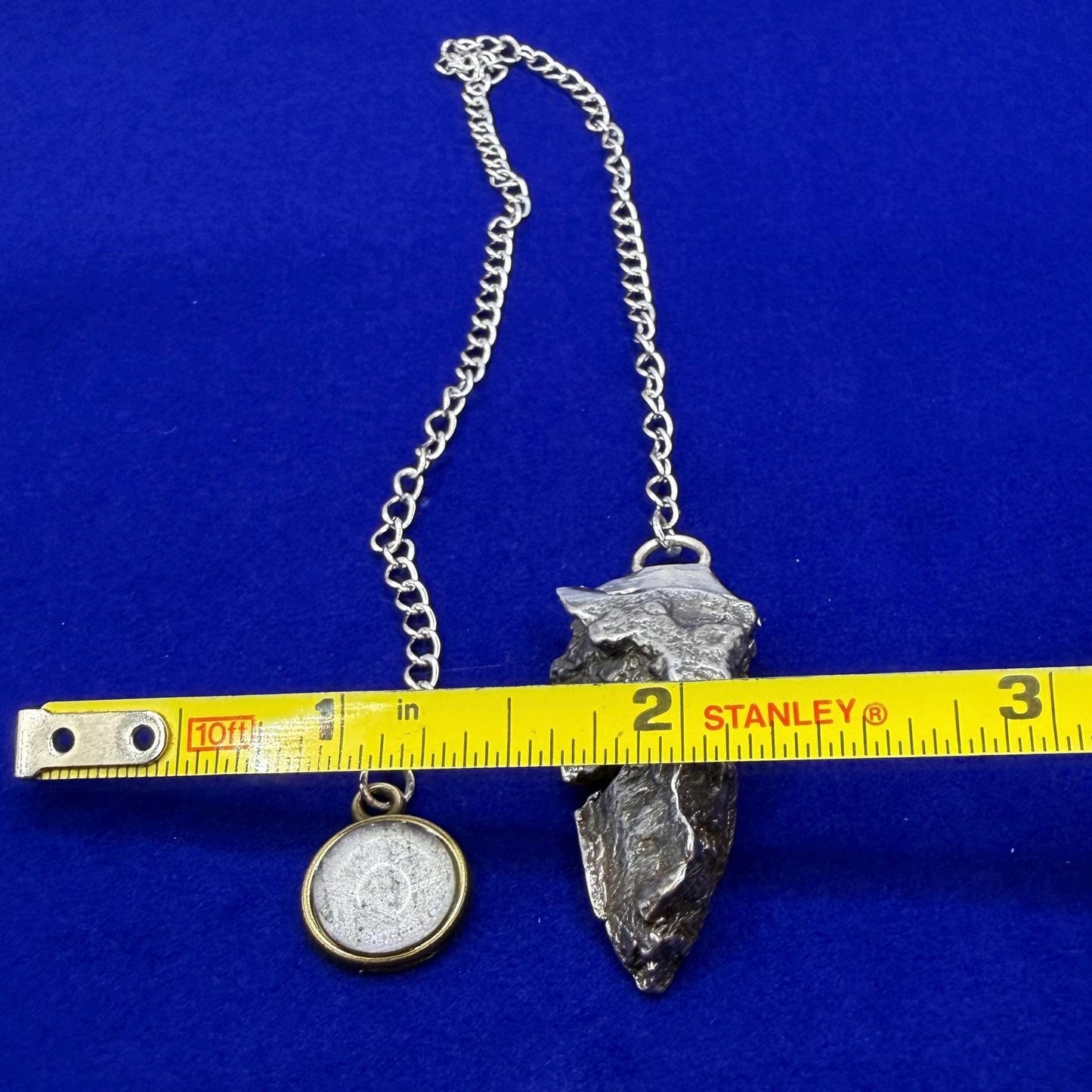 Aletai Meteorite Pendulum: Authentic Iron Meteorite, Divination Tool, 24.08 grams