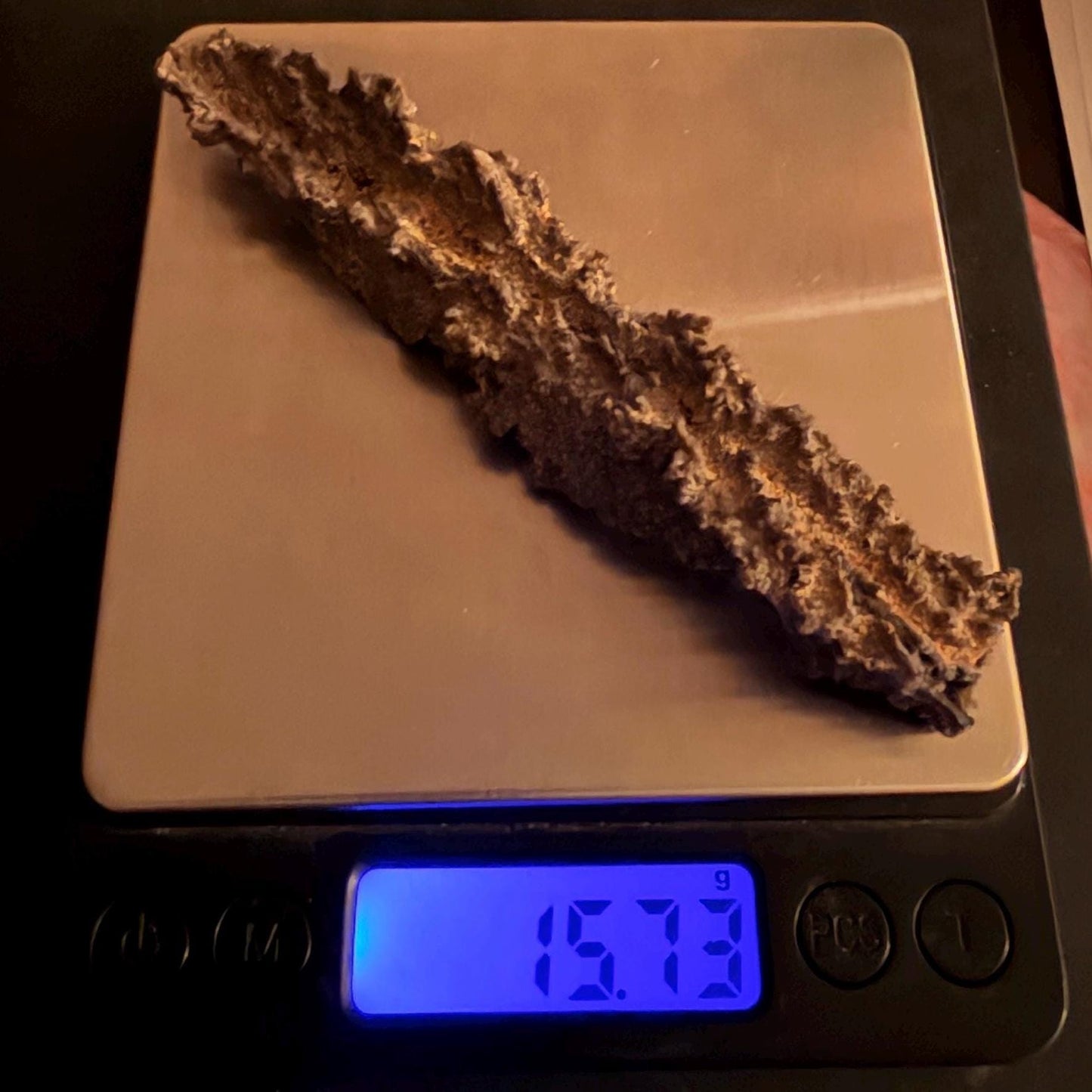 Sahara Desert Fulgurite: Fossilized Lightning Rock, Energy Work, 15.73 grams