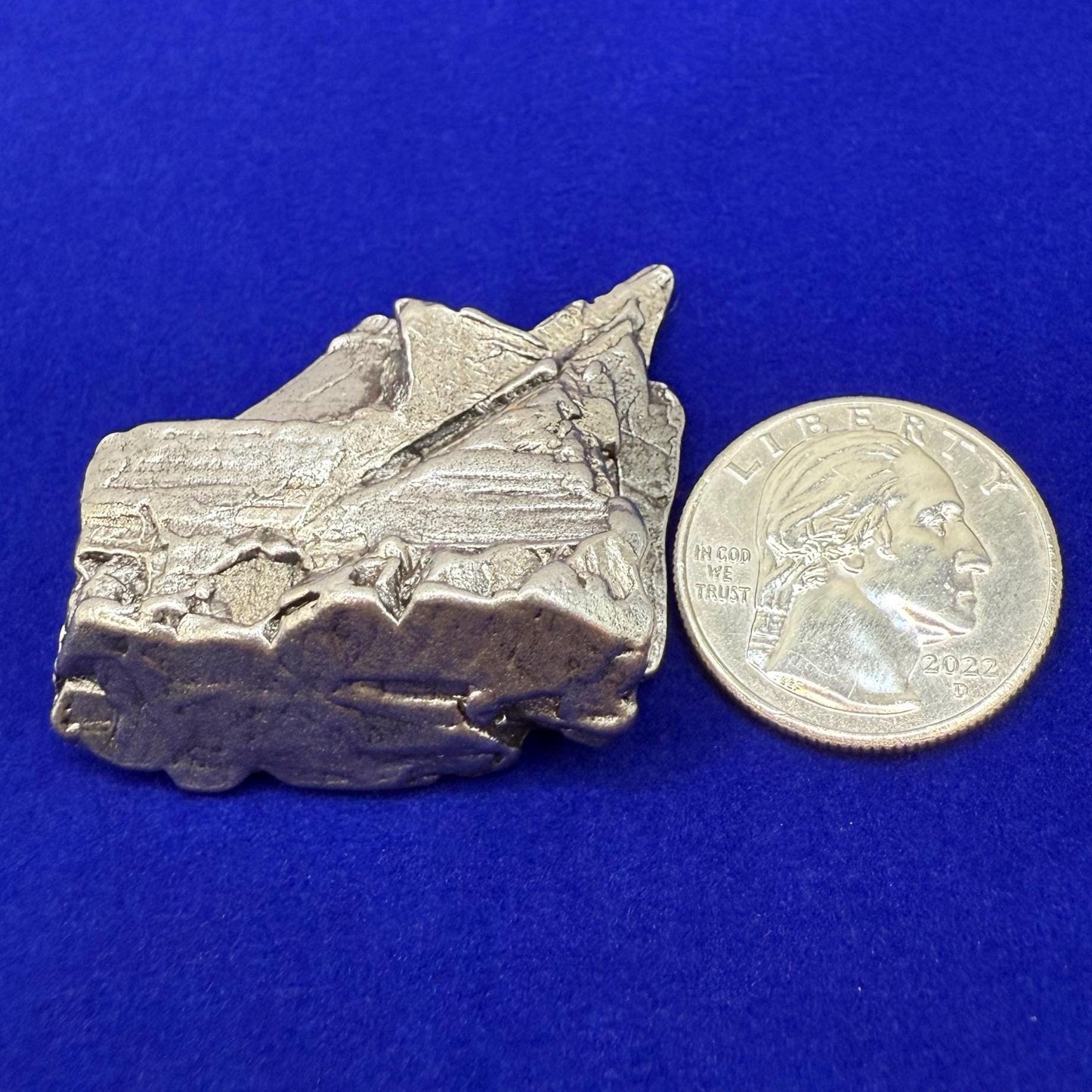 Aletai Iron-Nickel Meteorite Specimen: Astronomy Gift, COA, 64.04 grams