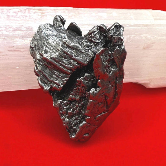 Aletai Iron-Nickel Meteorite Specimen: Astronomy Gift, COA, 45.84 grams