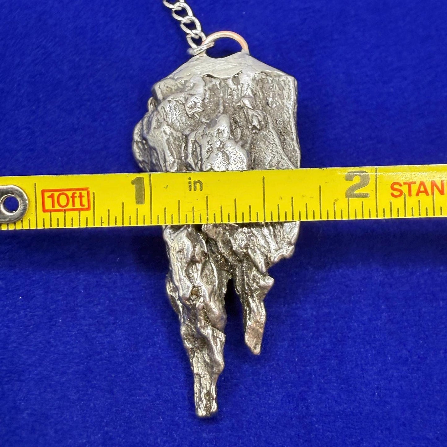 Campo del Cielo Meteorite Pendulum, Rare Cosmic Divination Tool, Crystal Healing Gift, 33.20g
