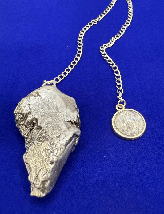 Campo del Cielo Meteorite Pendulum, Rare Cosmic Divination Tool, Crystal Healing Gift, 52.38g