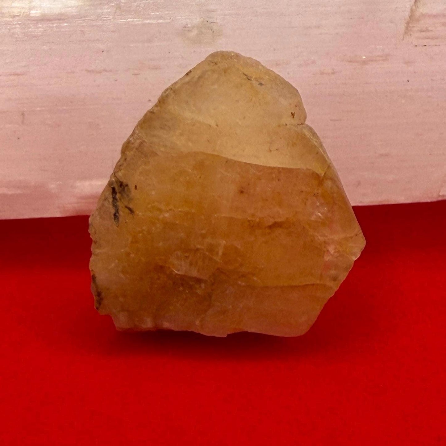 Golden Brazilian Phenacite Crystal: High-Vibration Gemstone, Reiki Energy Work, 6.69g/33.45ct