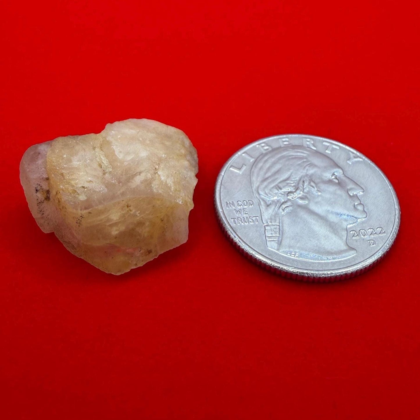 Golden Brazilian Phenacite Crystal: High-Vibration Gemstone, Reiki Energy Work, 6.69g/33.45ct