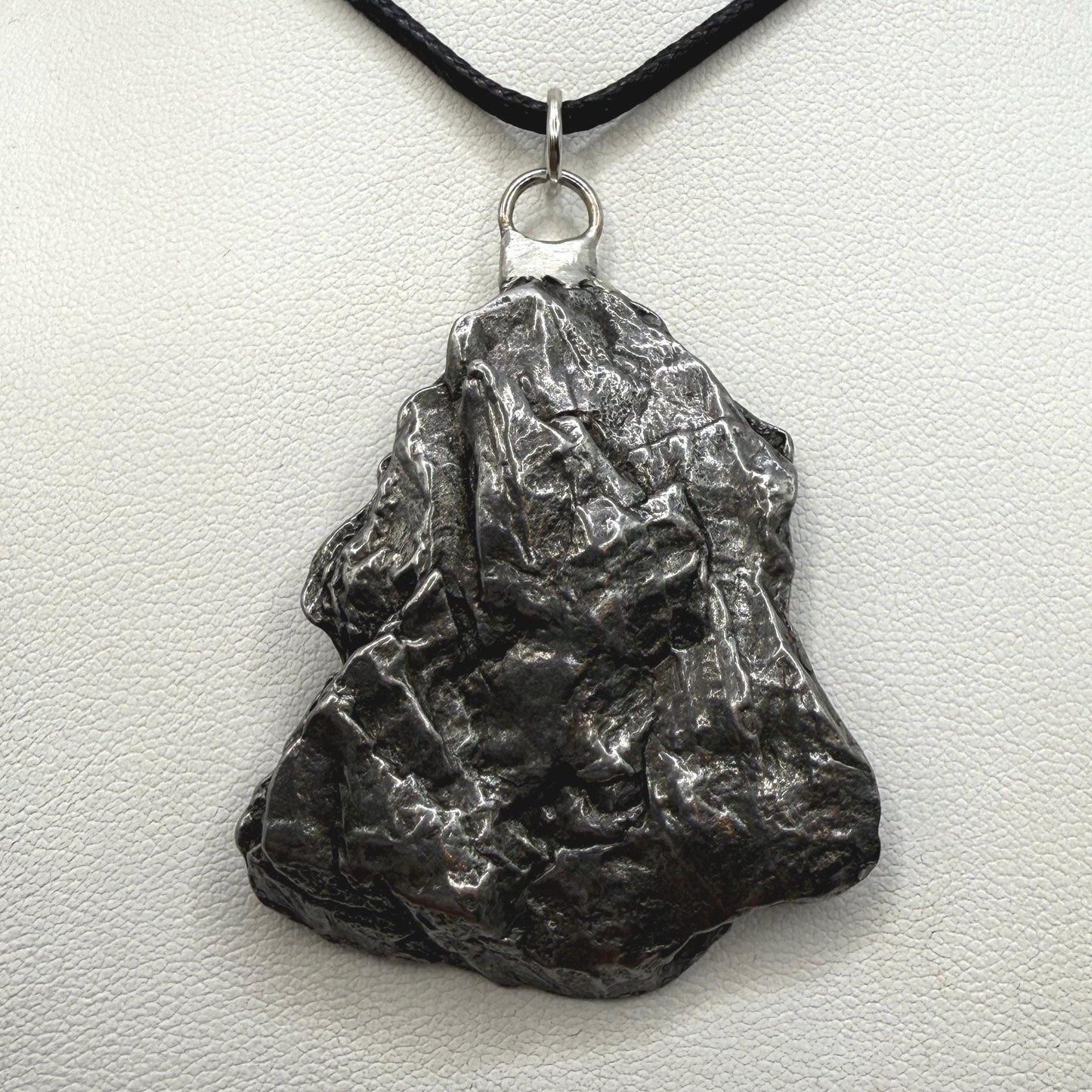 Campo del Cielo Meteorite Pendant: Authentic Iron Meteorite Jewelry, Space Gift, 31.87 grams