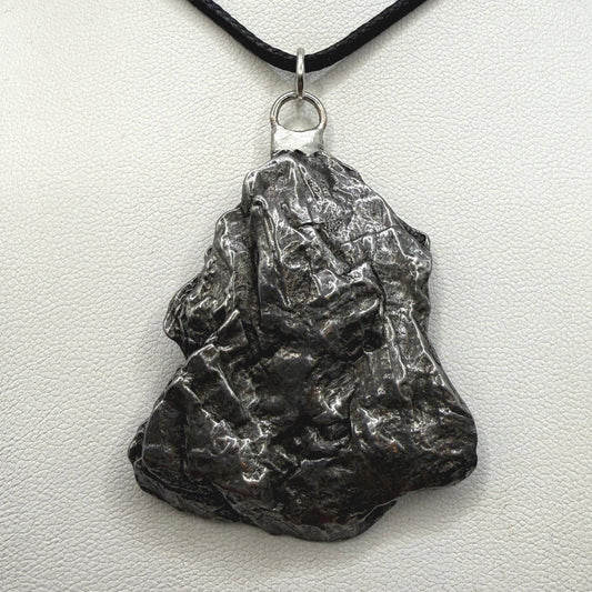 Campo del Cielo Meteorite Pendant: Authentic Iron Meteorite Jewelry, Space Gift, 31.87 grams