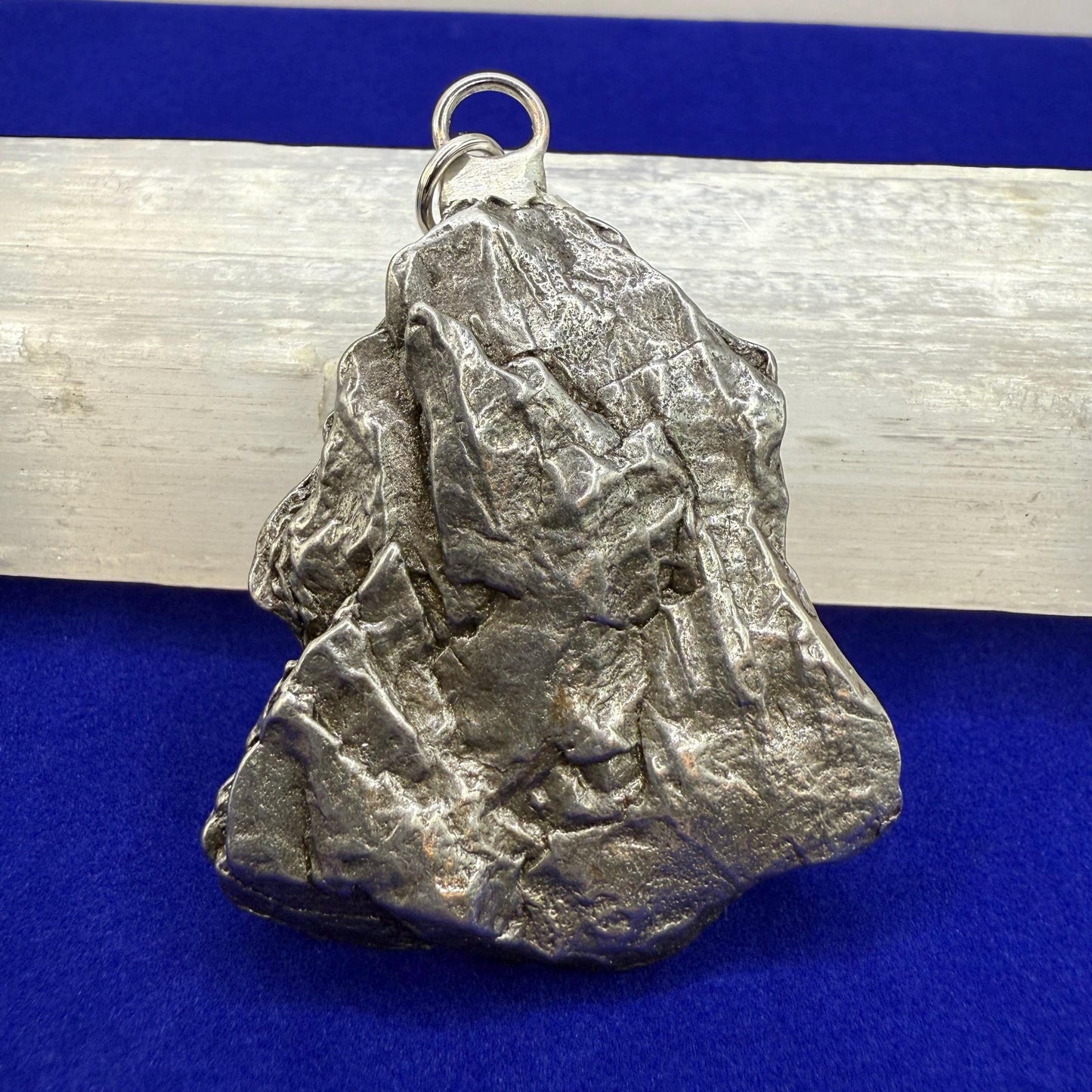 Campo del Cielo Meteorite Pendant: Authentic Iron Meteorite Jewelry, Space Gift, 31.87 grams