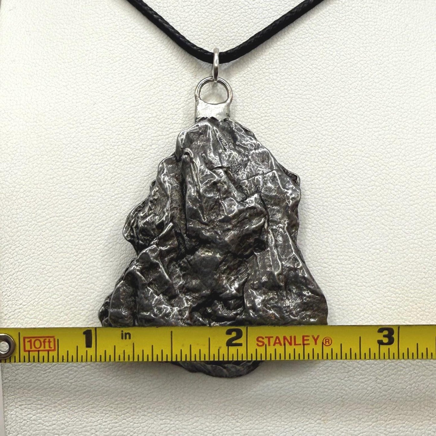 Campo del Cielo Meteorite Pendant: Authentic Iron Meteorite Jewelry, Space Gift, 31.87 grams