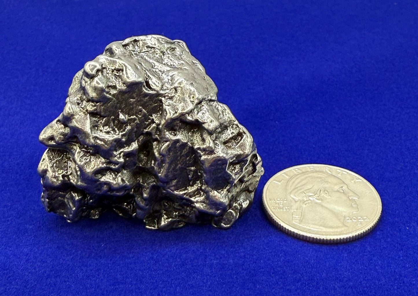 Campo del Cielo Iron Meteorite Specimen: Moving Piece, Authentic Meteorite, Space Gift, 117.31 grams