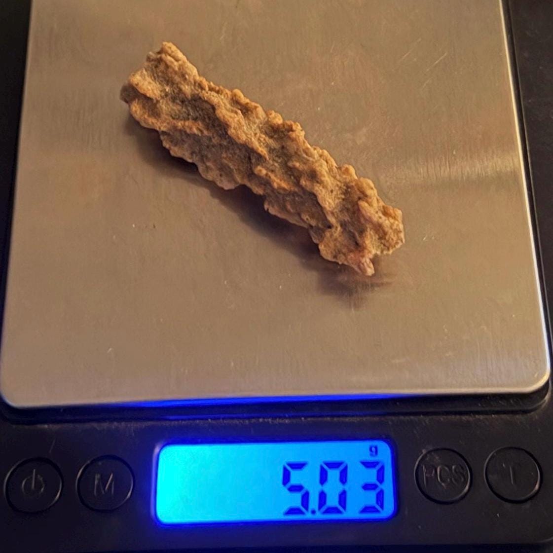 Sahara Desert Fulgurite: Fossilized Lightning Rock, Energy Work, 5.03 grams