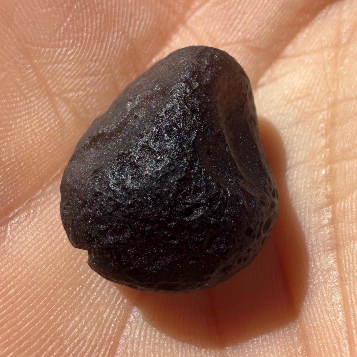 Saffordite Stone: Rare Cintamani, Arizona Tektite - 5.59 Grams