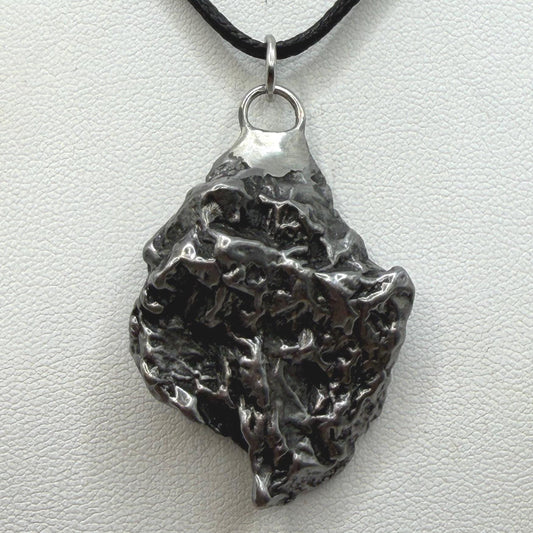 Campo del Cielo Meteorite Pendant: Authentic Iron Meteorite Jewelry, Space Gift, 26.29 grams