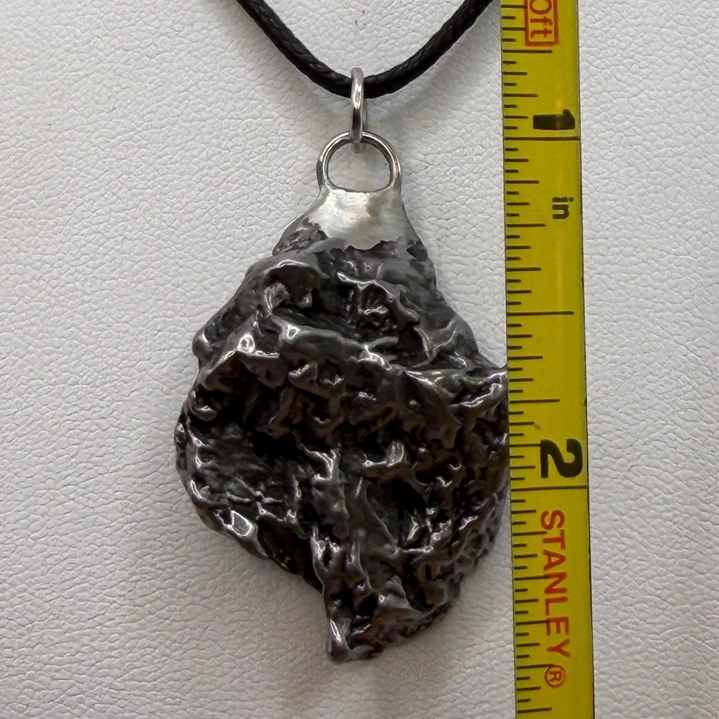 Campo del Cielo Meteorite Pendant: Authentic Iron Meteorite Jewelry, Space Gift, 26.29 grams