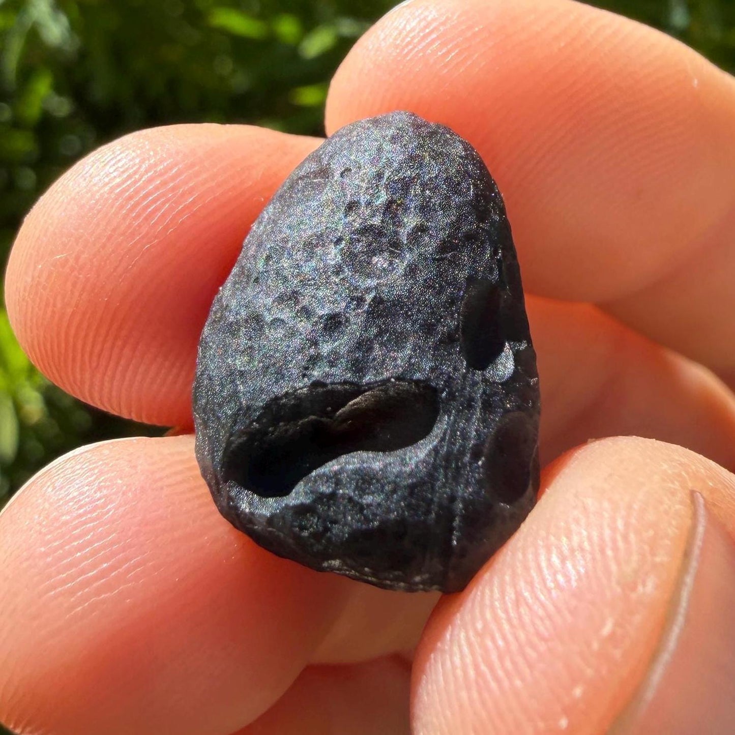 Saffordite Stone: Rare Cintamani, Arizona Tektite - 4.84 Grams