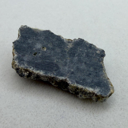 Polished NWA 15373 Lunar Meteorite Slice: 1.37 gram Feldspathic Breccia