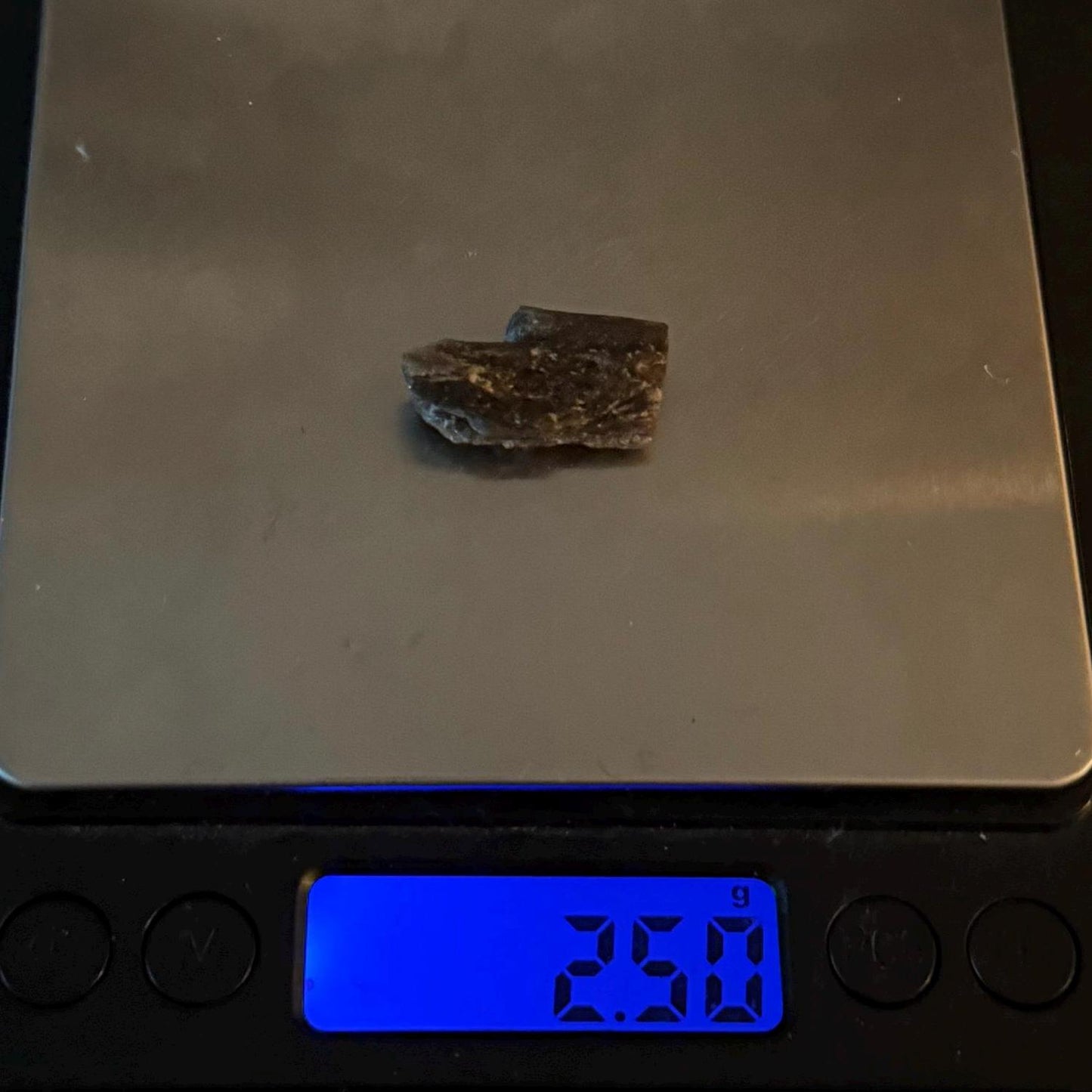 Darwin Glass Tektite: Tasmanian Impactite Talisman, 2.50 grams