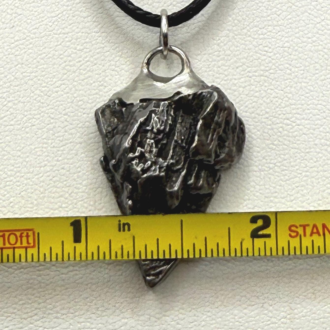 Aletai Meteorite Pendant: Authentic Space Jewelry, Cosmic Jewelry, 12.91g